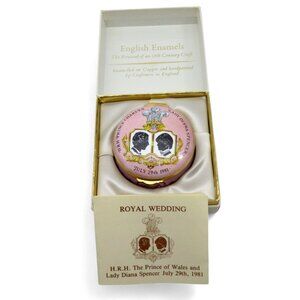 CRUMMLES Enamel Lady DIANA and Prince of Wales 1981 Wedding Limited 116/500